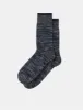 Nudie Rasmusson Multi Yarn Socks - Navy Blue sold by Article London