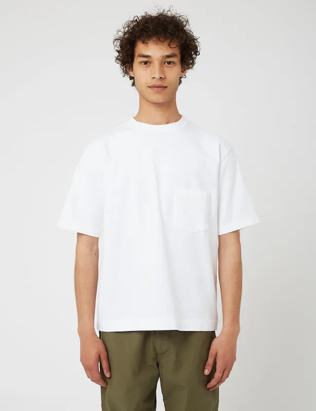 Snow Peak Heavy Cotton T-Shirt - White sold by Article London