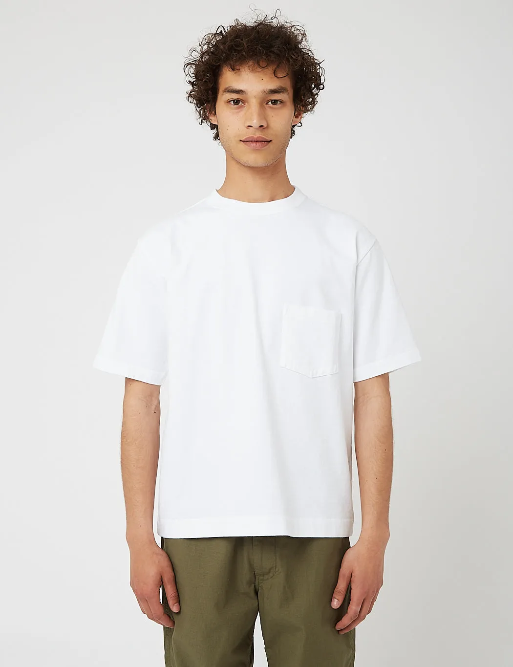 Snow Peak Heavy Cotton T-Shirt - White sold by Article London