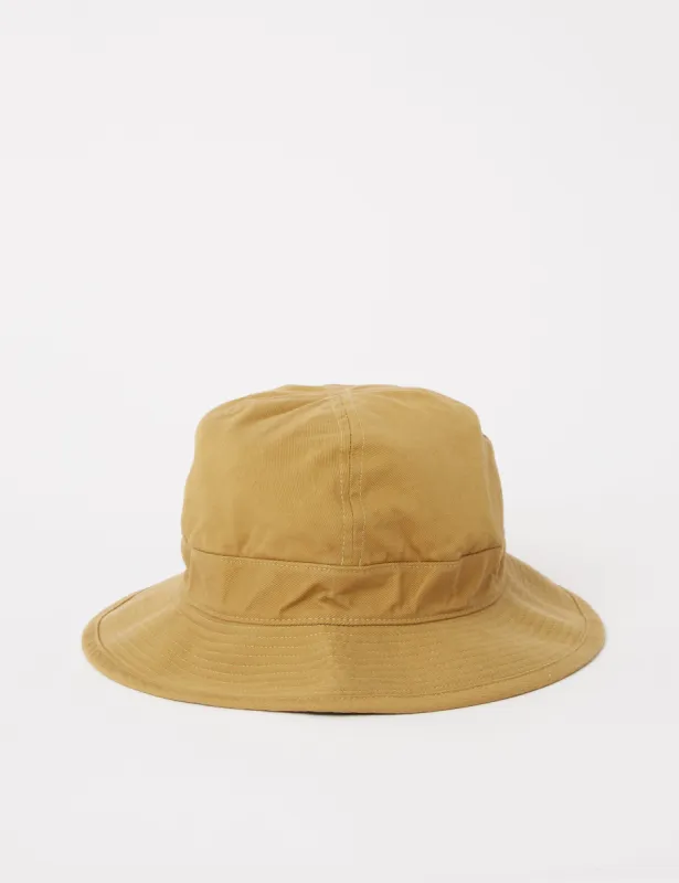 orSlow US Navy Bucket Hat (Cotton) - Khaki sold by Article London