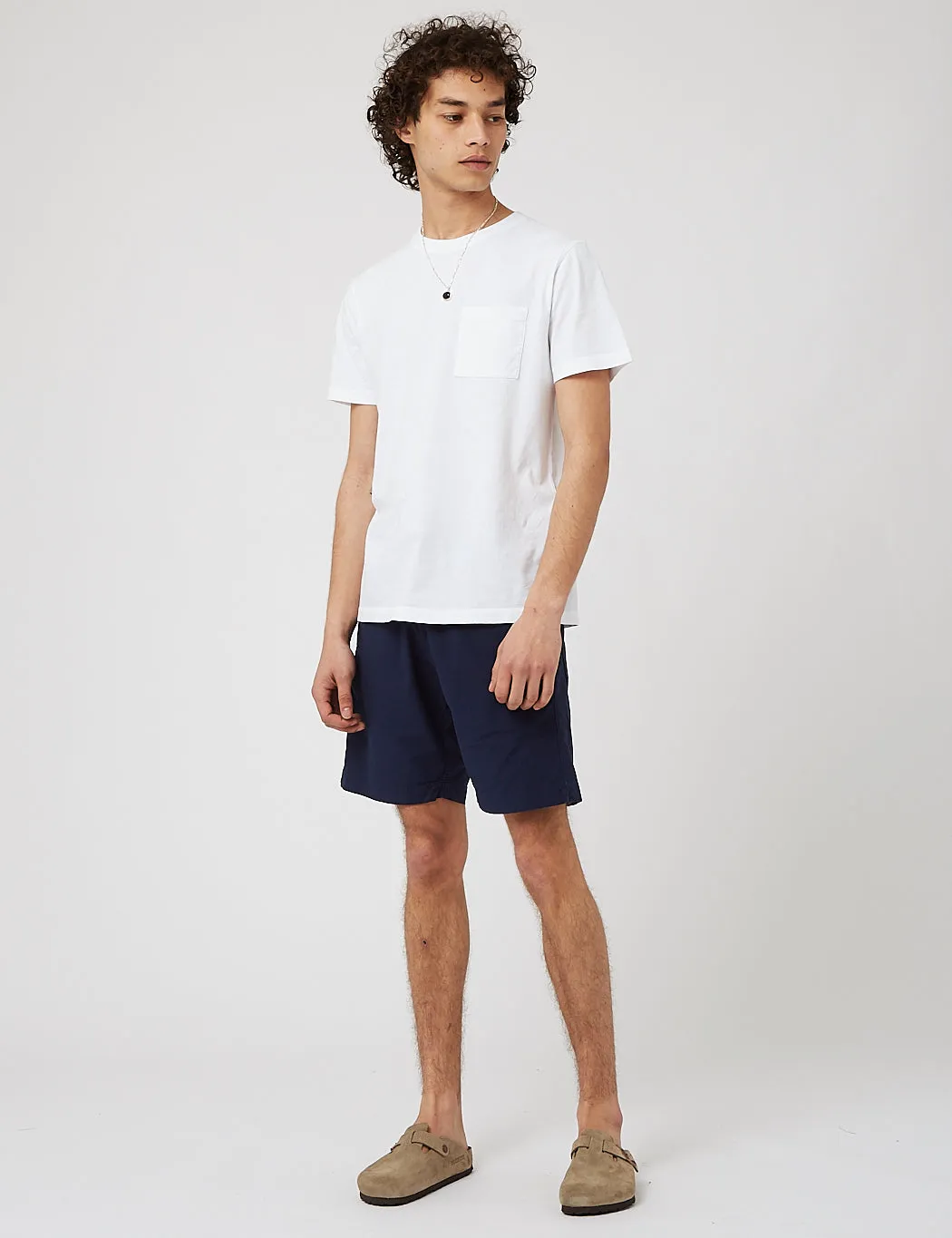 Universal Works Lumber Shorts - Navy Blue sold by Article London product image thumbnail 3