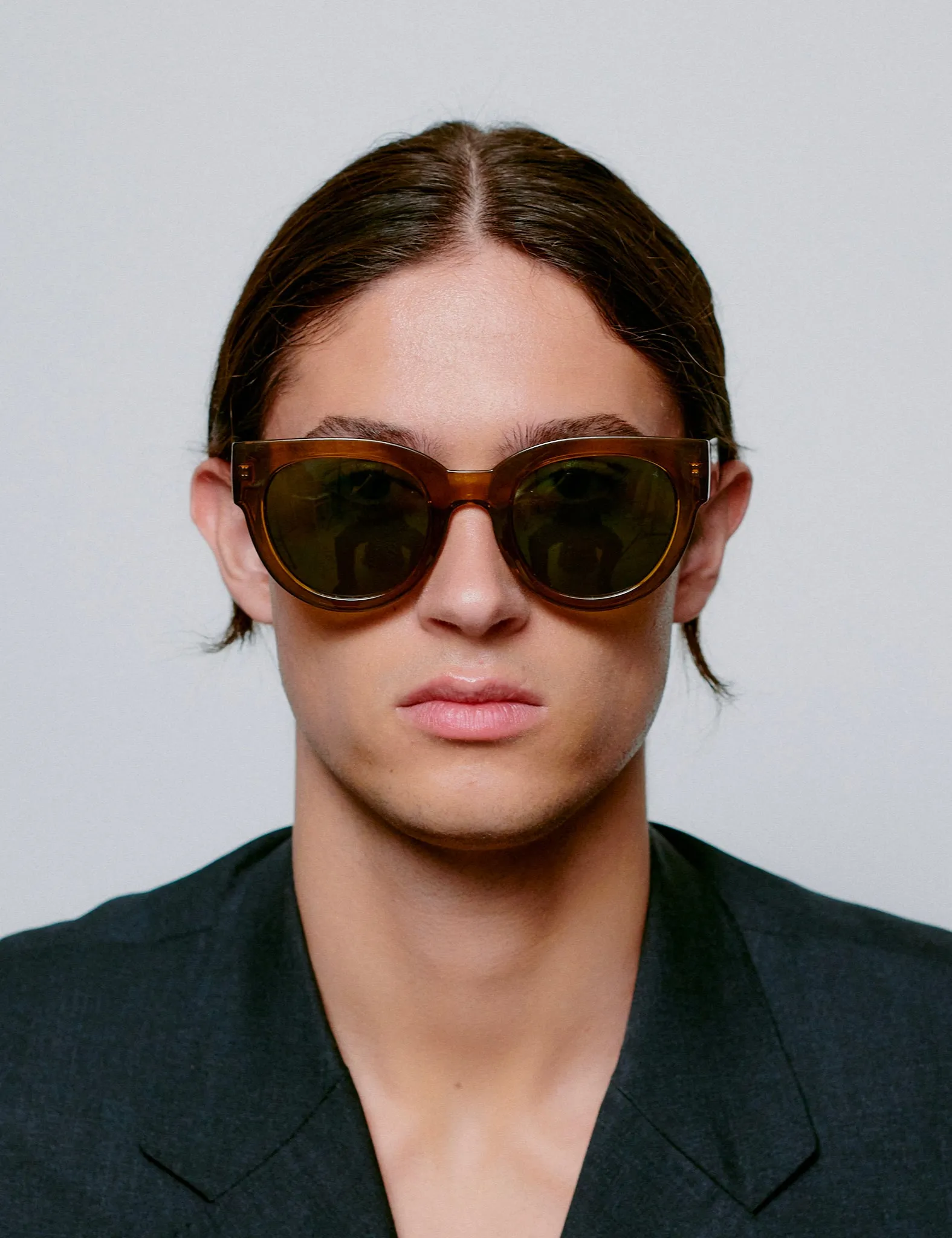 A. Kjaerbede Lilly Sunglasses - Smoke Transparent sold by Article London product image thumbnail 2
