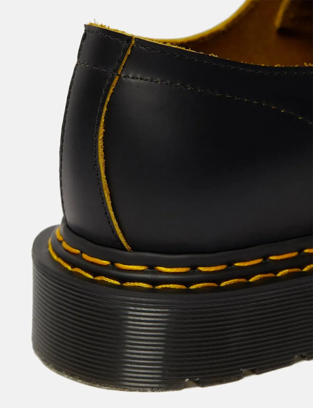 Dr Martens 1461 Double Stitch Shoe (26101032) - Black/Yellow sold by Article London product image thumbnail 2