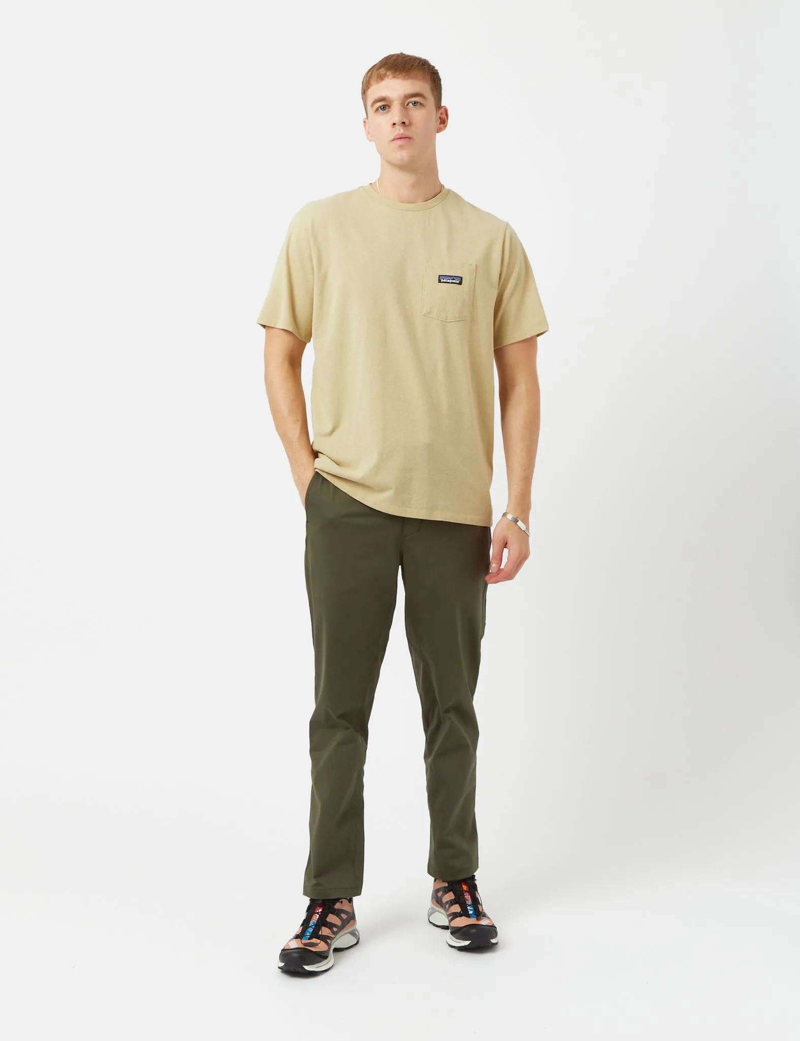 Patagonia Transit Traveler Pants (Slim) - Basin Green sold by Article London product image thumbnail 3