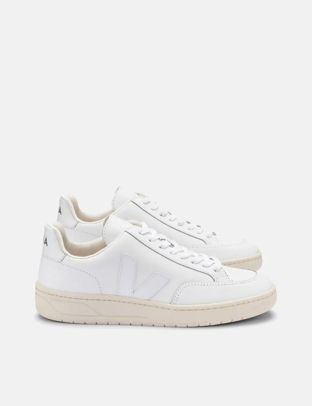 Veja V-12 Leather Trainers - Extra White sold by Article London product image thumbnail 2