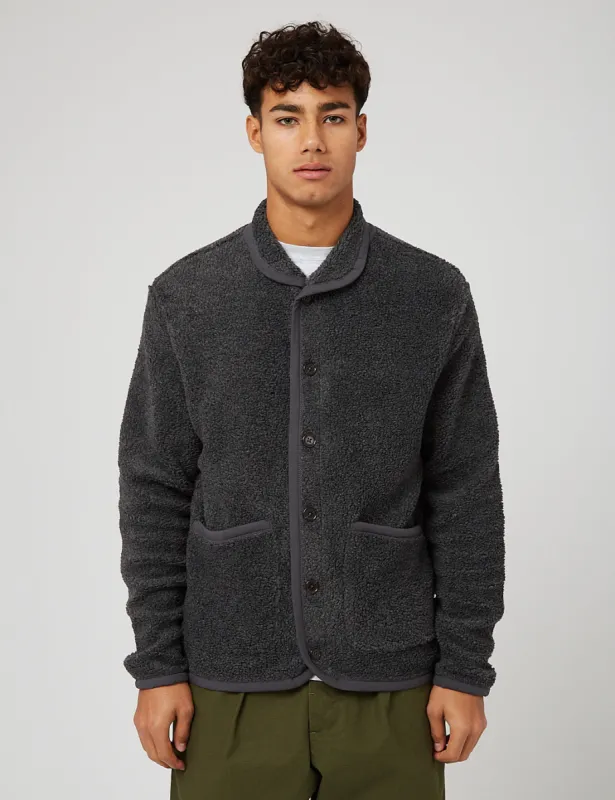 Universal Works Lancaster Jacket (Mountain Fleece) - Grey sold by Article London