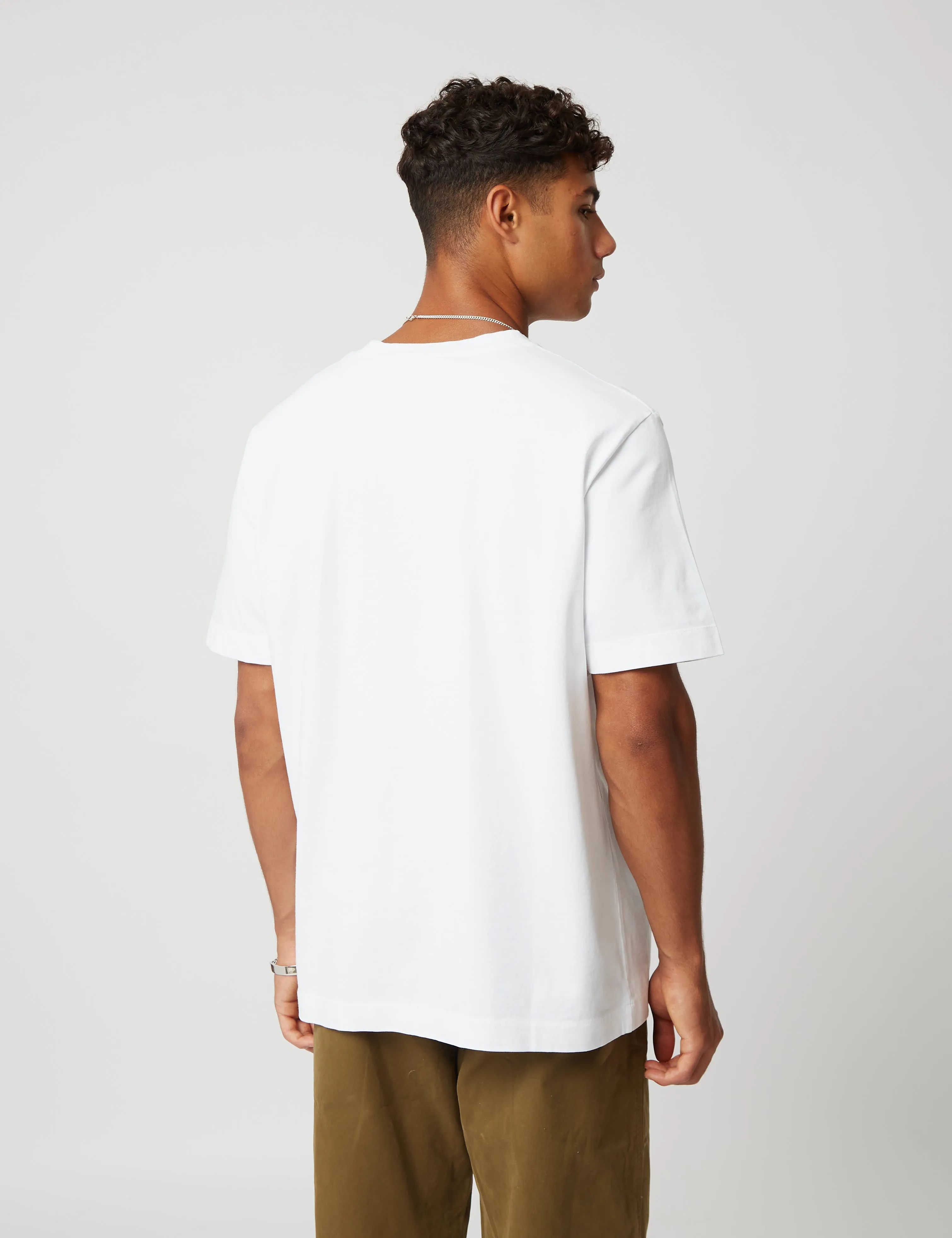 Bhode Everyday Heavyweight T-Shirt (Organic) - White sold by Article London product image thumbnail 3