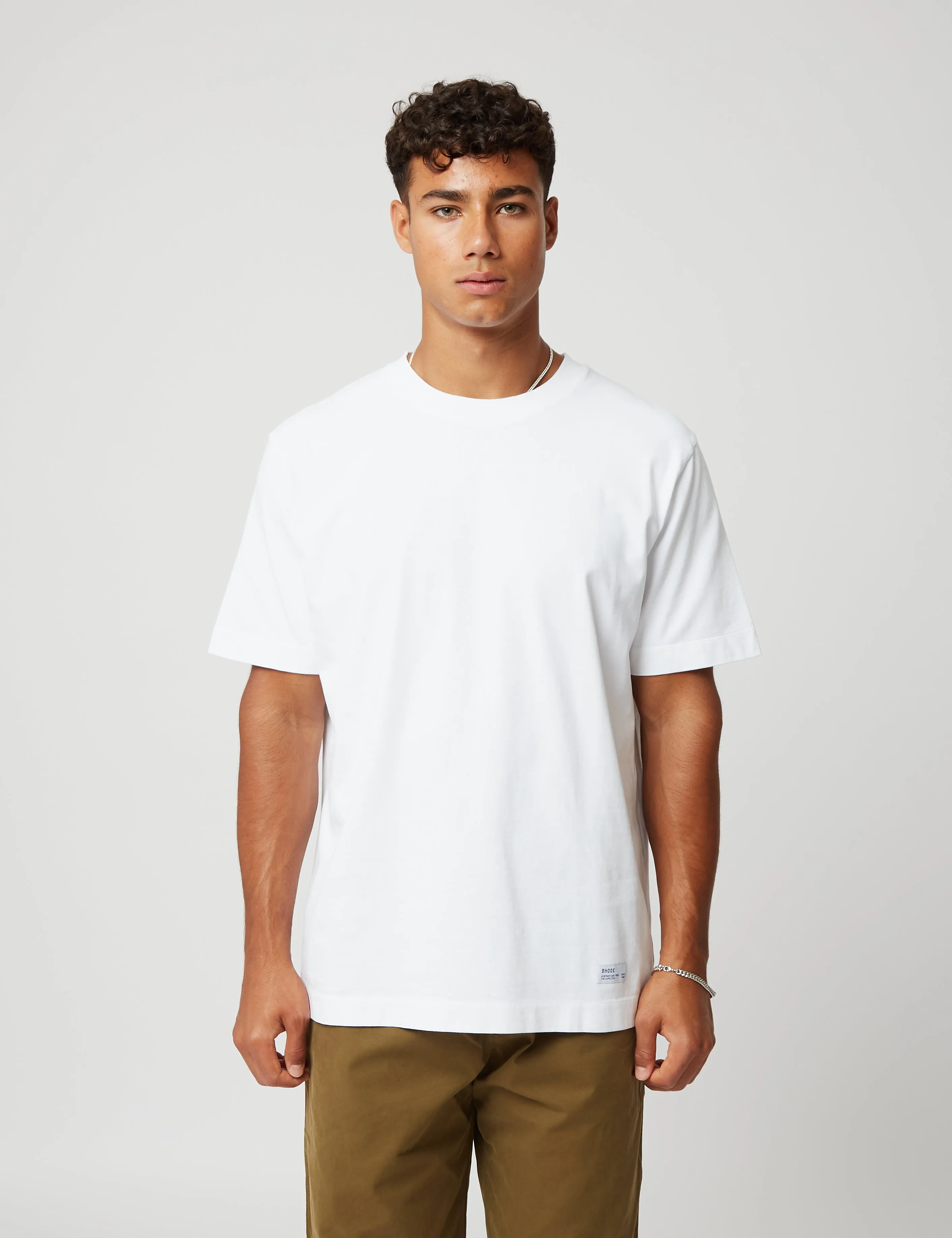 Bhode Everyday Heavyweight T-Shirt (Organic) - White sold by Article London
