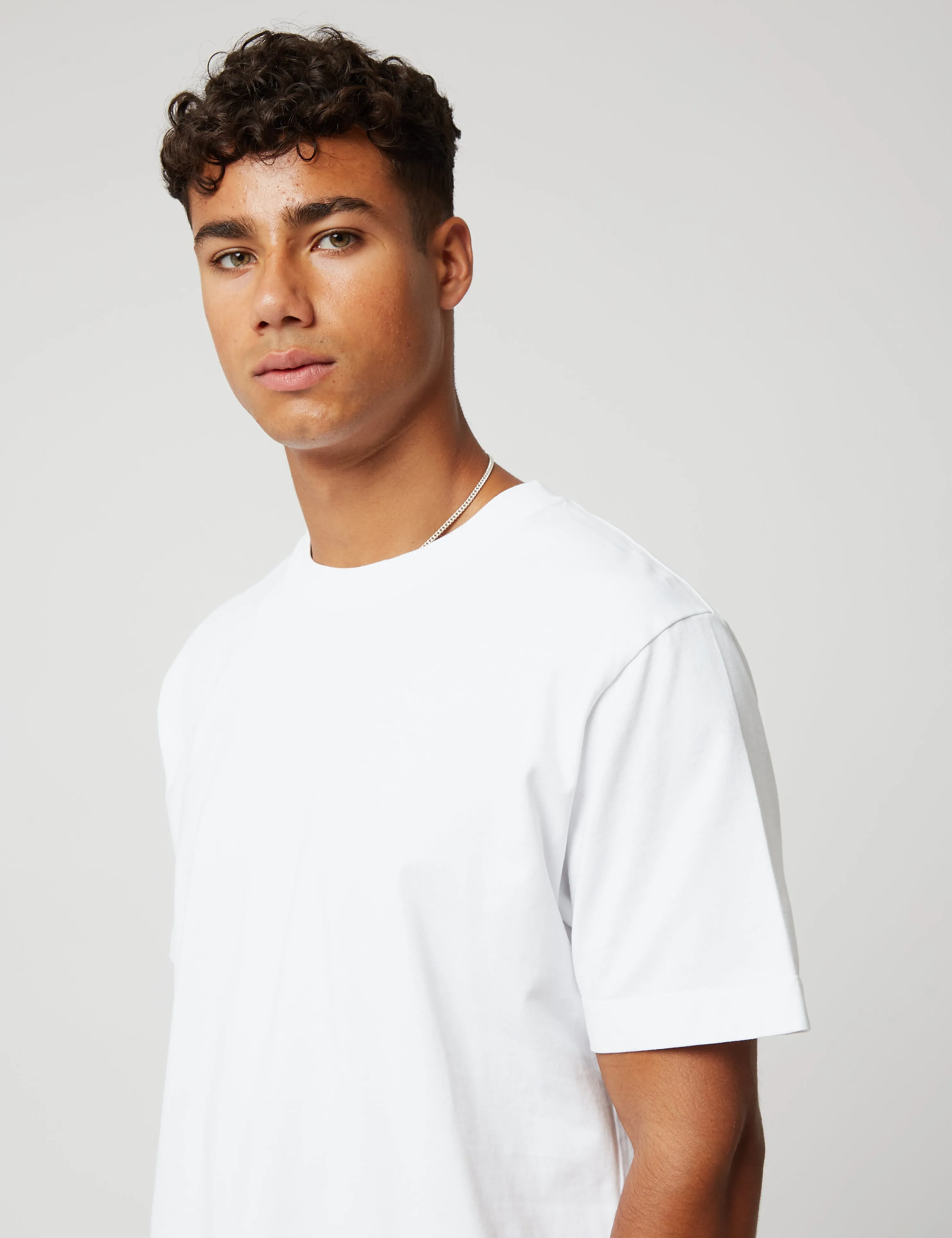 Bhode Everyday Heavyweight T-Shirt (Organic) - White sold by Article London product image thumbnail 2