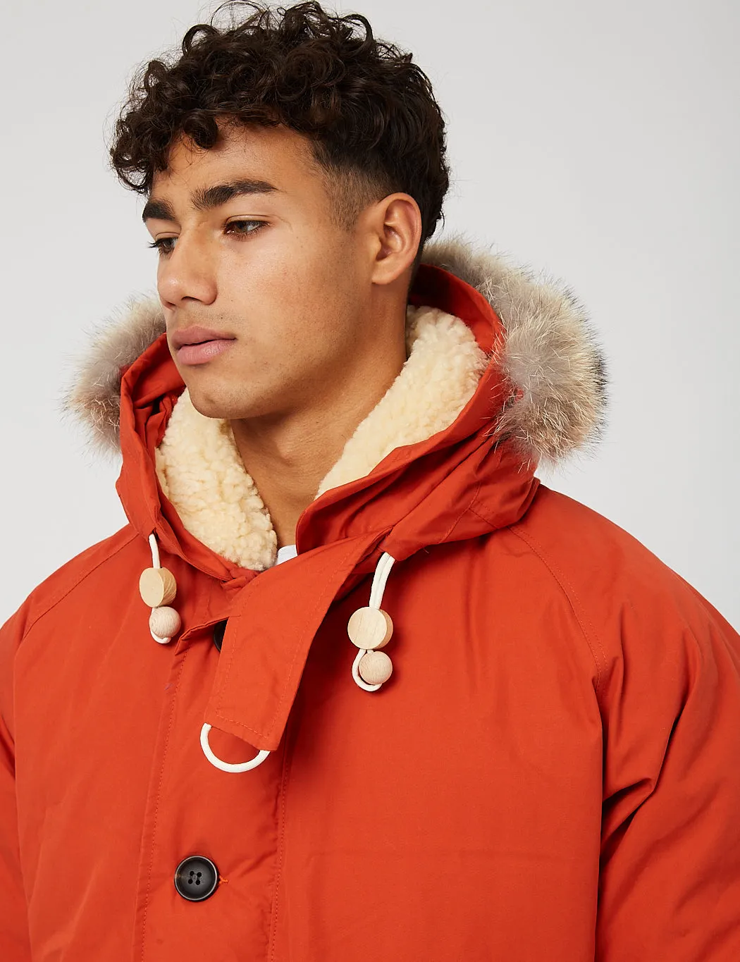 Nigel Cabourn Everest Parka - Orange | Parallel