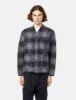 Universal Works Checked Cardigan (Wool Fleece) - Navy Blue sold by Article London