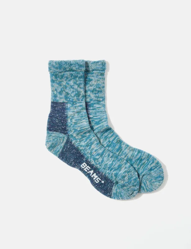 Beams Plus Outdoor Socks - Navy Blue sold by Article London