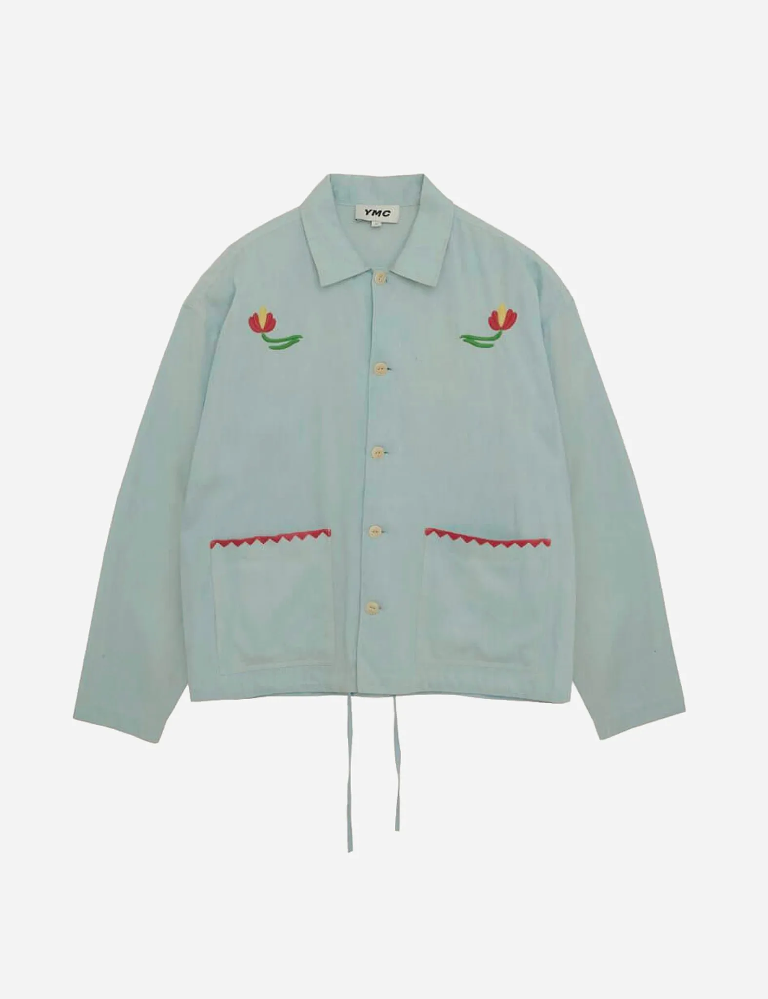 YMC PJ Shirt - Indigo Bleach sold by Article London product image thumbnail 4