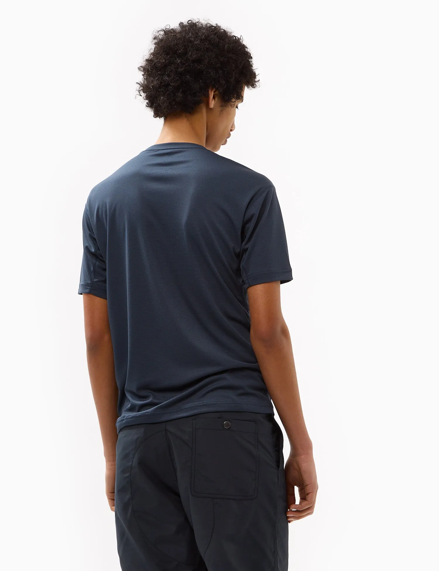 Snow Peak Power Dry Short Sleeve T-Shirt - Midnight Blue sold by Article London product image thumbnail 4