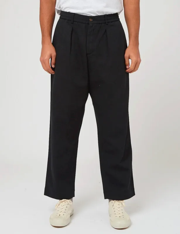 Universal Works Oxford Pant - Black sold by Article London