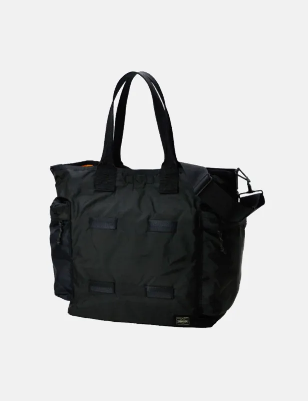 Porter Yoshida & Co Force Two Way Tote Bag - Black sold by Article London