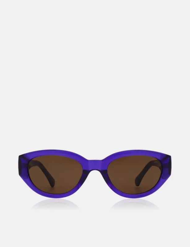 A. Kjaerbede Winnie Sunglasses - Purple Transparent sold by Article London