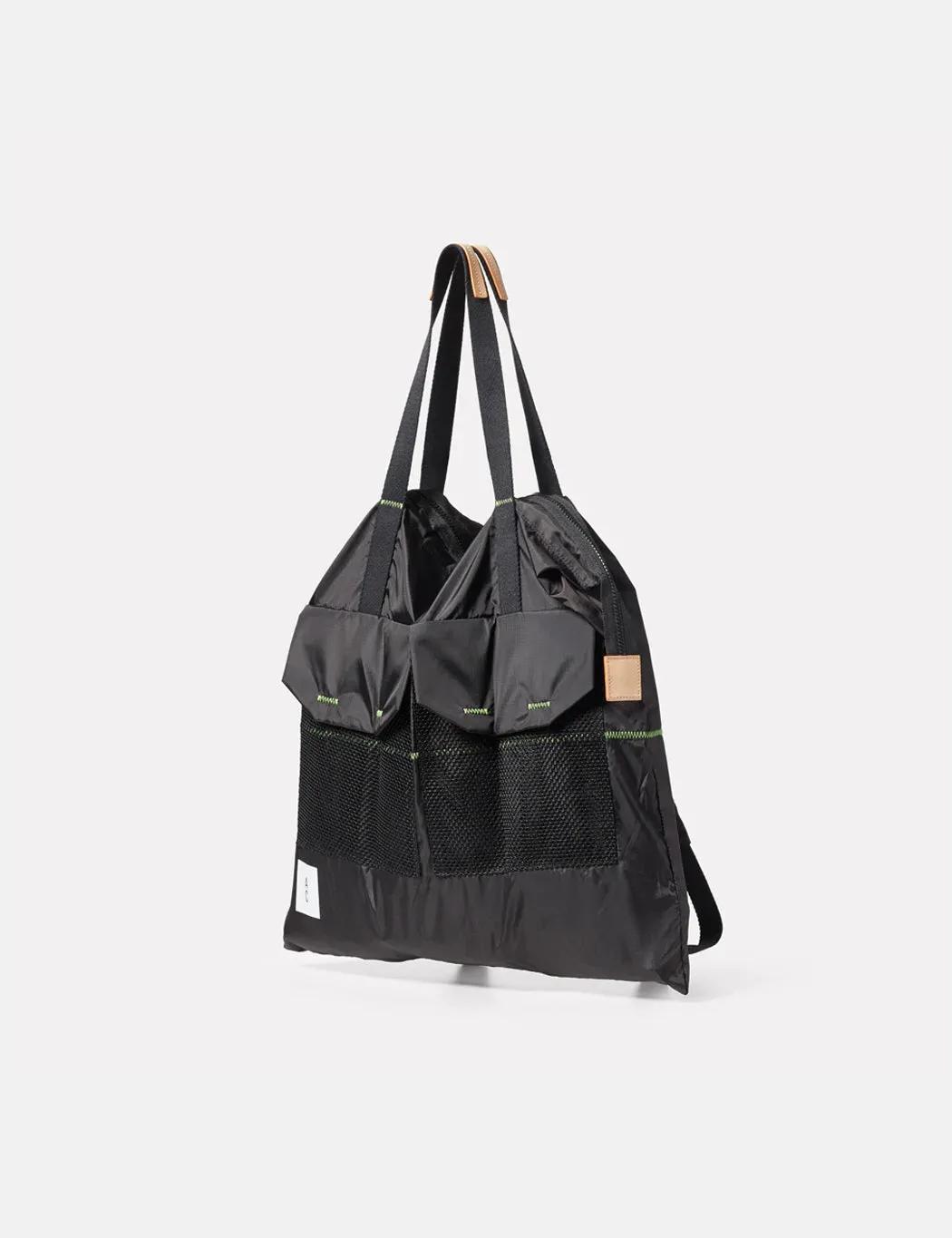 Ally Capellino Hank Zip Backpack - Black sold by Article London product image thumbnail 5