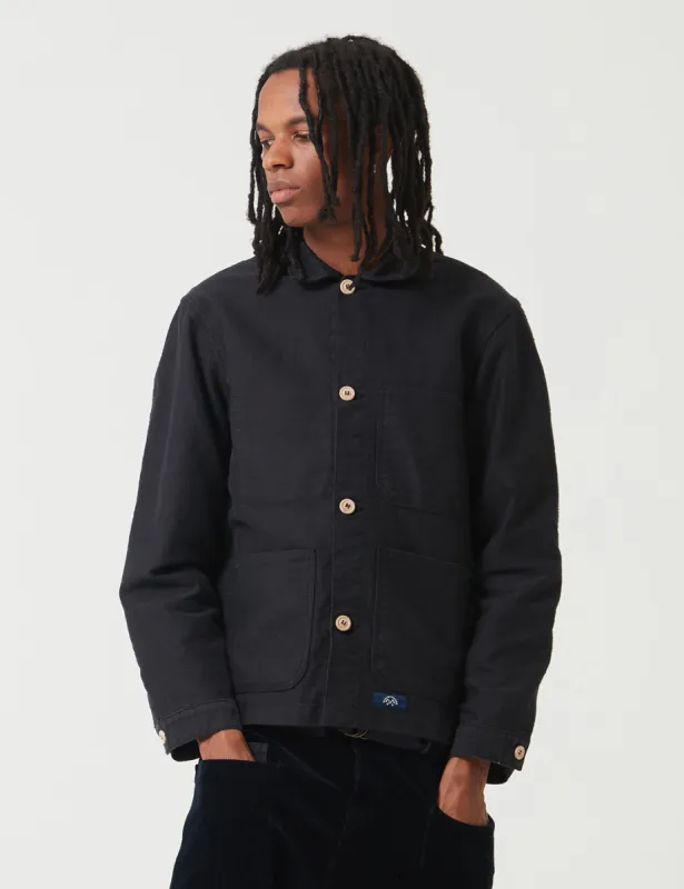 Bleu De Paname Veste De Comptoir Jacket - Black sold by Article London