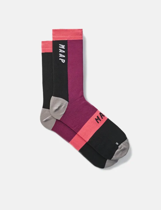 MAAP League Socks - Plum Purple made by Article London
