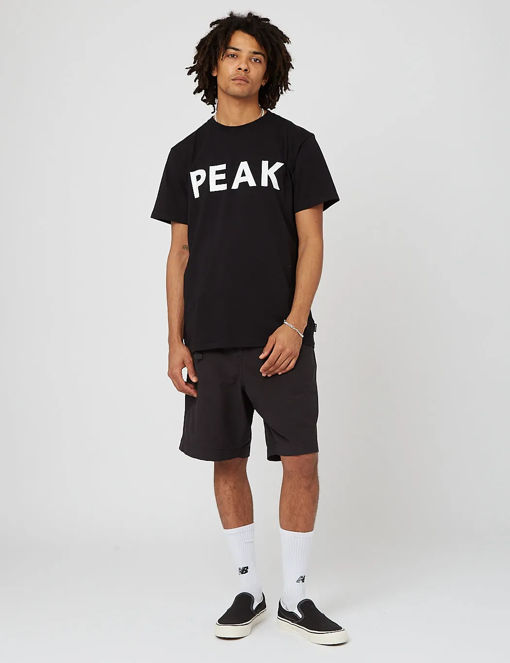 Snow Peak Reflective Printed T-Shirt - Black sold by Article London product image thumbnail 4