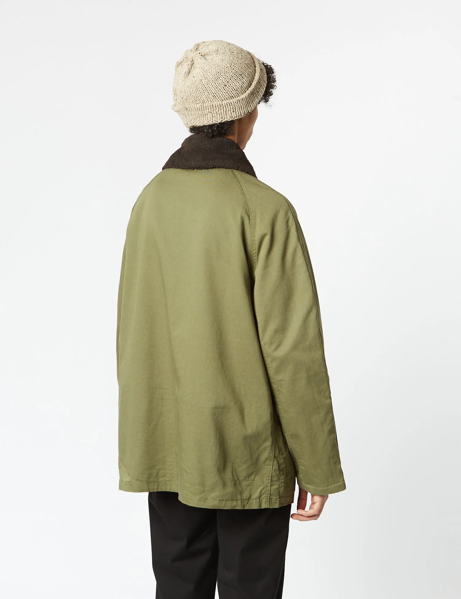 Universal Works Reversible Mackinaw Jacket - Light Olive Green sold by Article London product image thumbnail 5
