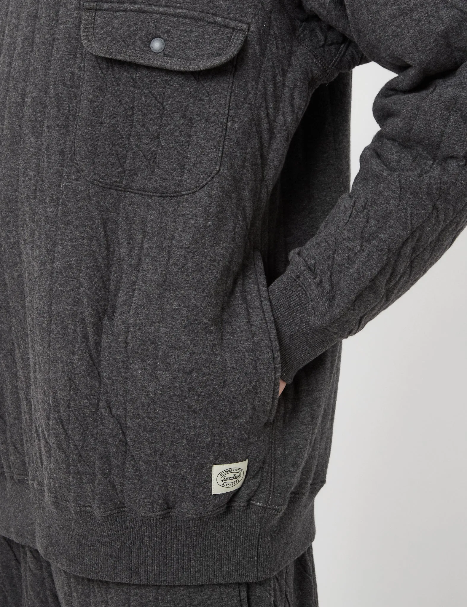 Snow Peak Natural Warm Stretch Pullover - Grey sold by Article London product image thumbnail 2
