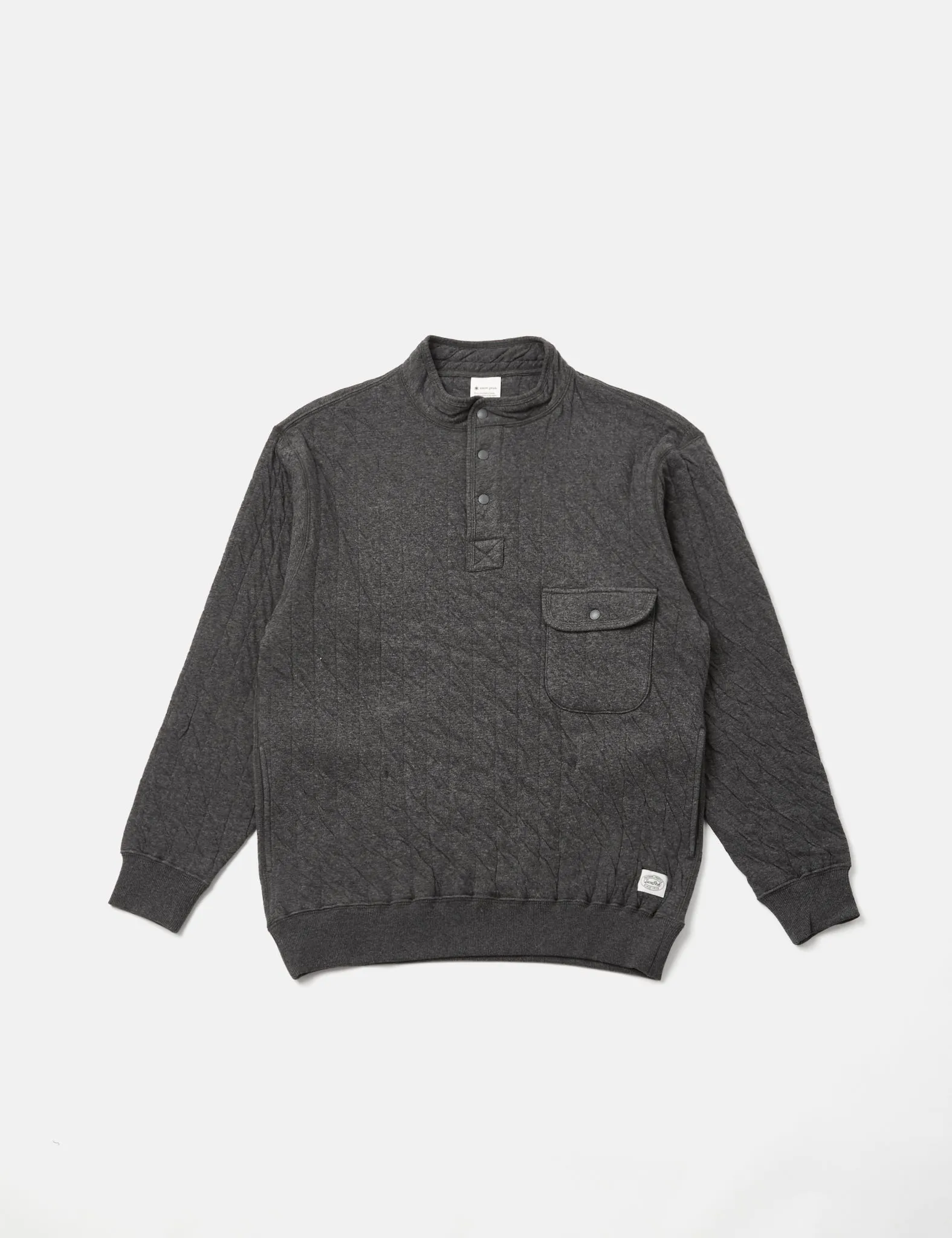 Snow Peak Natural Warm Stretch Pullover - Grey sold by Article London product image thumbnail 5