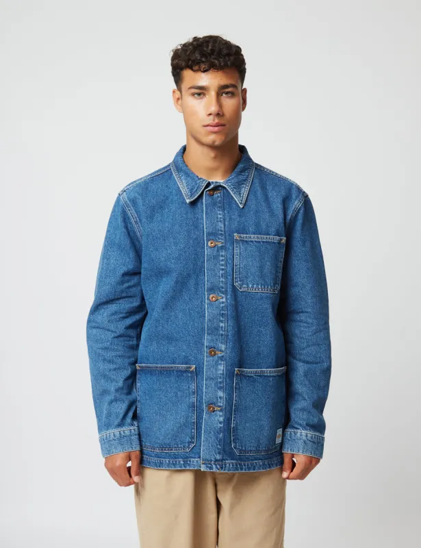 Nudie Barney 90s Jacket - Blue Denim sold by Article London