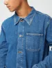 Nudie Barney 90s Jacket - Blue Denim sold by Article London