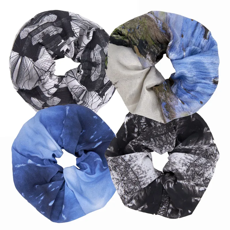 Babs Eco-chic scrunchies - Variety Pack of 4 - 4", 5", or 6" sold by Babs Boutique