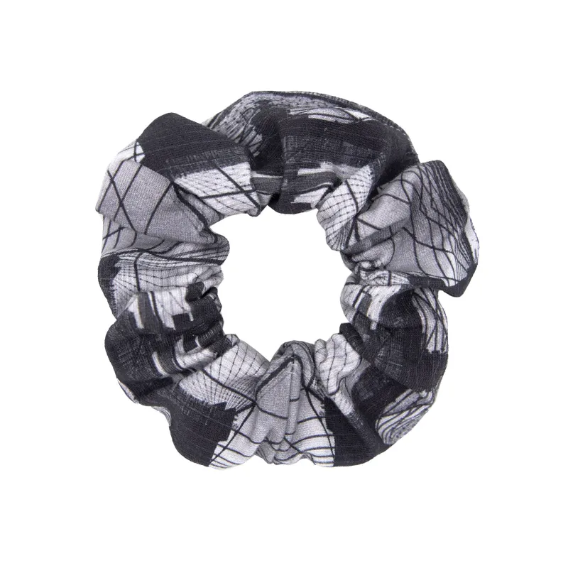 Babs Eco-chic scrunchies - Brooklyn Bridge Print, Cotton Spandex, Small 4" sold by Babs Boutique