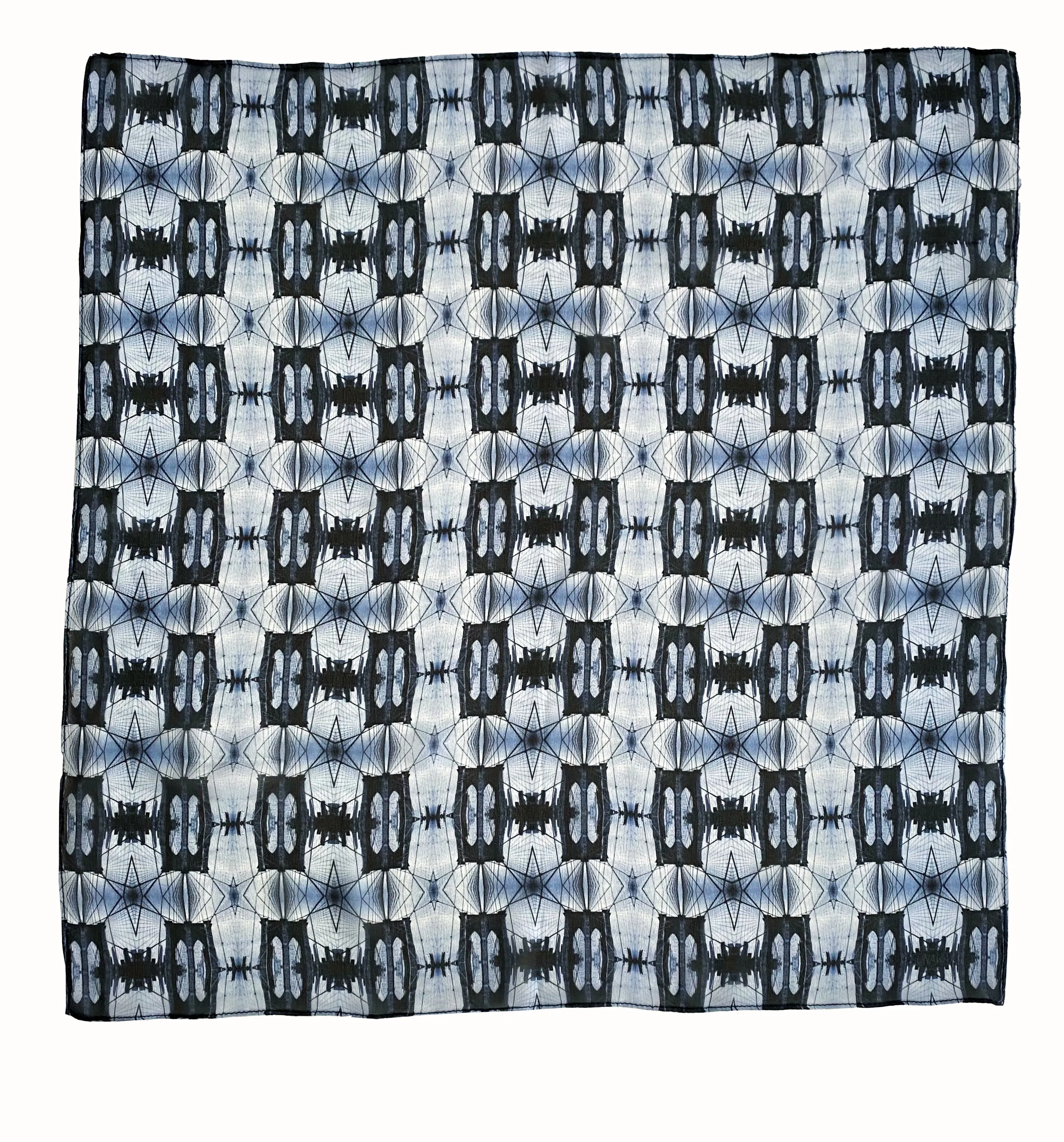 Artisan Silk Georgette Square Scarf (22") sold by Babs Boutique product image thumbnail 3