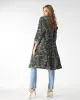 Babs Lush Velvet Robe - Evergreen Block Print sold by Babs Boutique