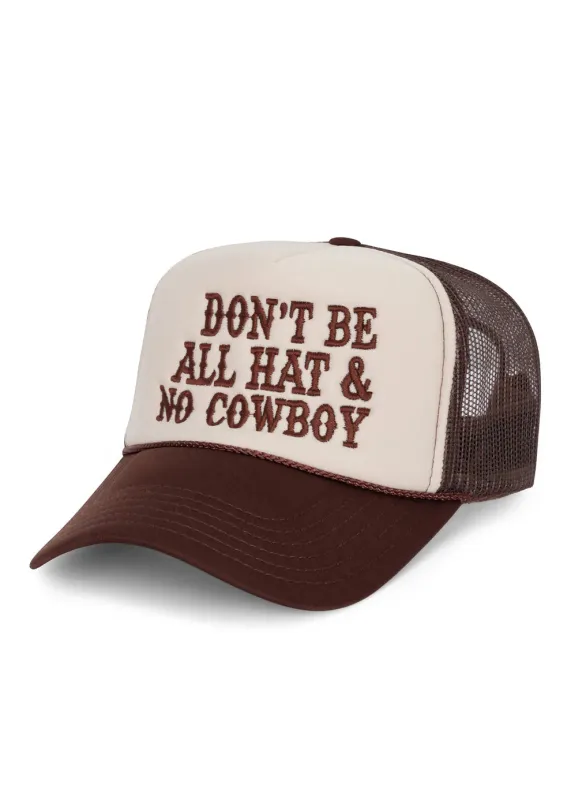 TEA TALK - cowboy trucker sold by Chazlyn