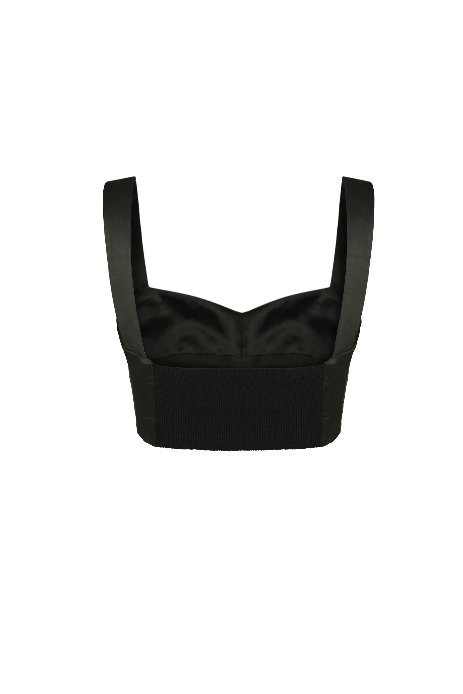 Gloria, top bustier grafito sold by Cortana product image thumbnail 5