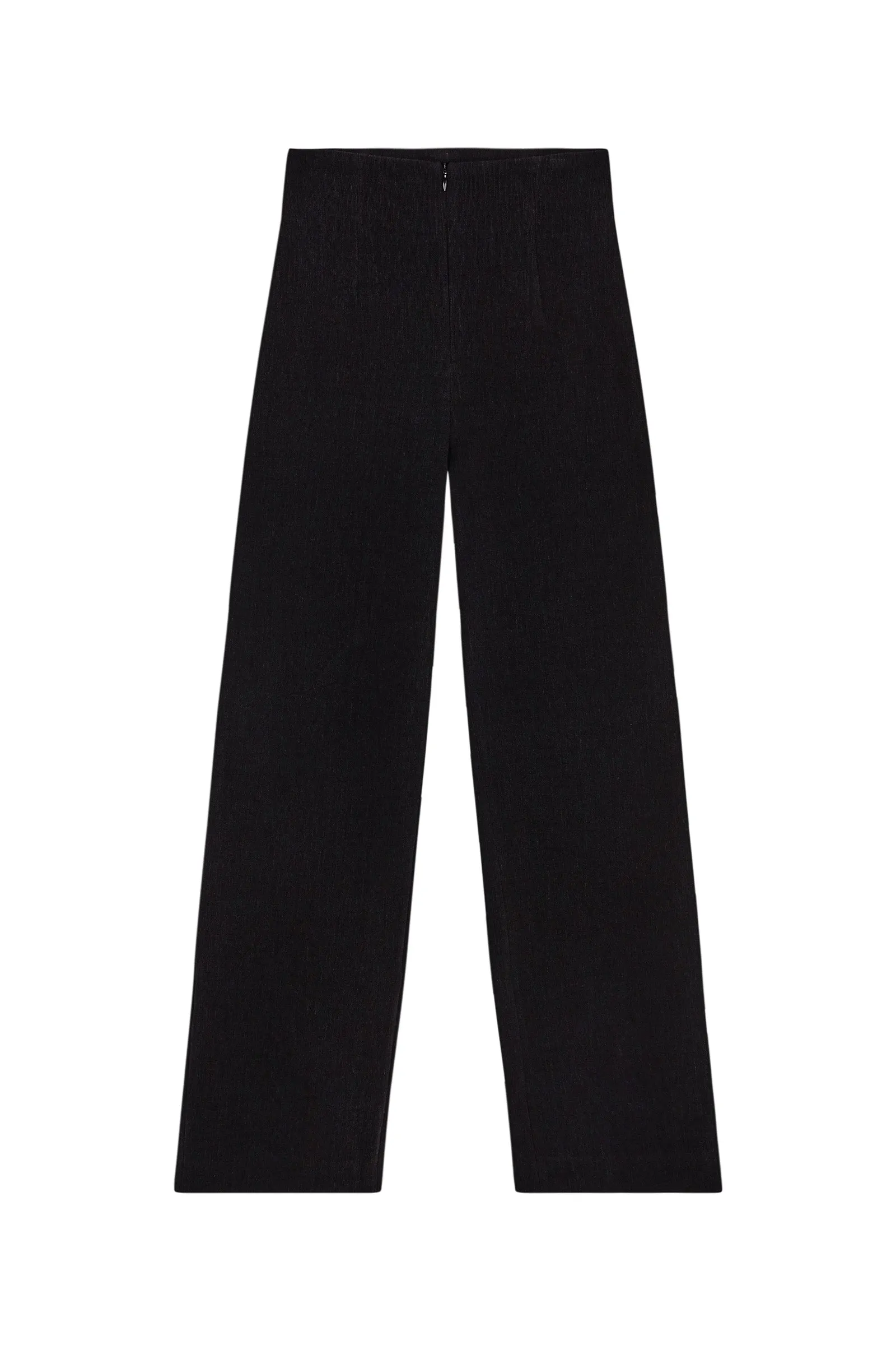 Grow, pantalón en lino y viscosa negro sold by Cortana