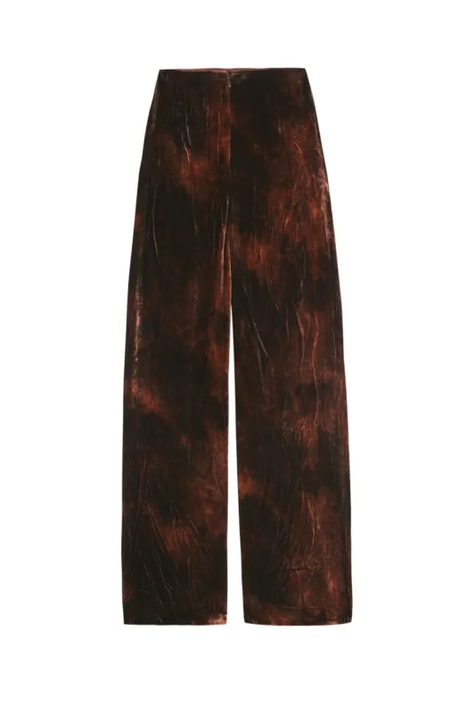 Angelina, pantalón ancho en terciopelo made by Cortana