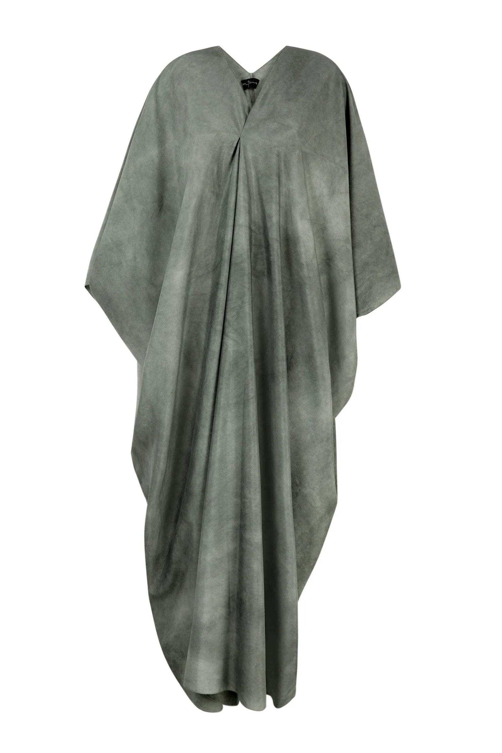 Salomé, caftán en seda maltinto jade sold by Cortana product image thumbnail 3