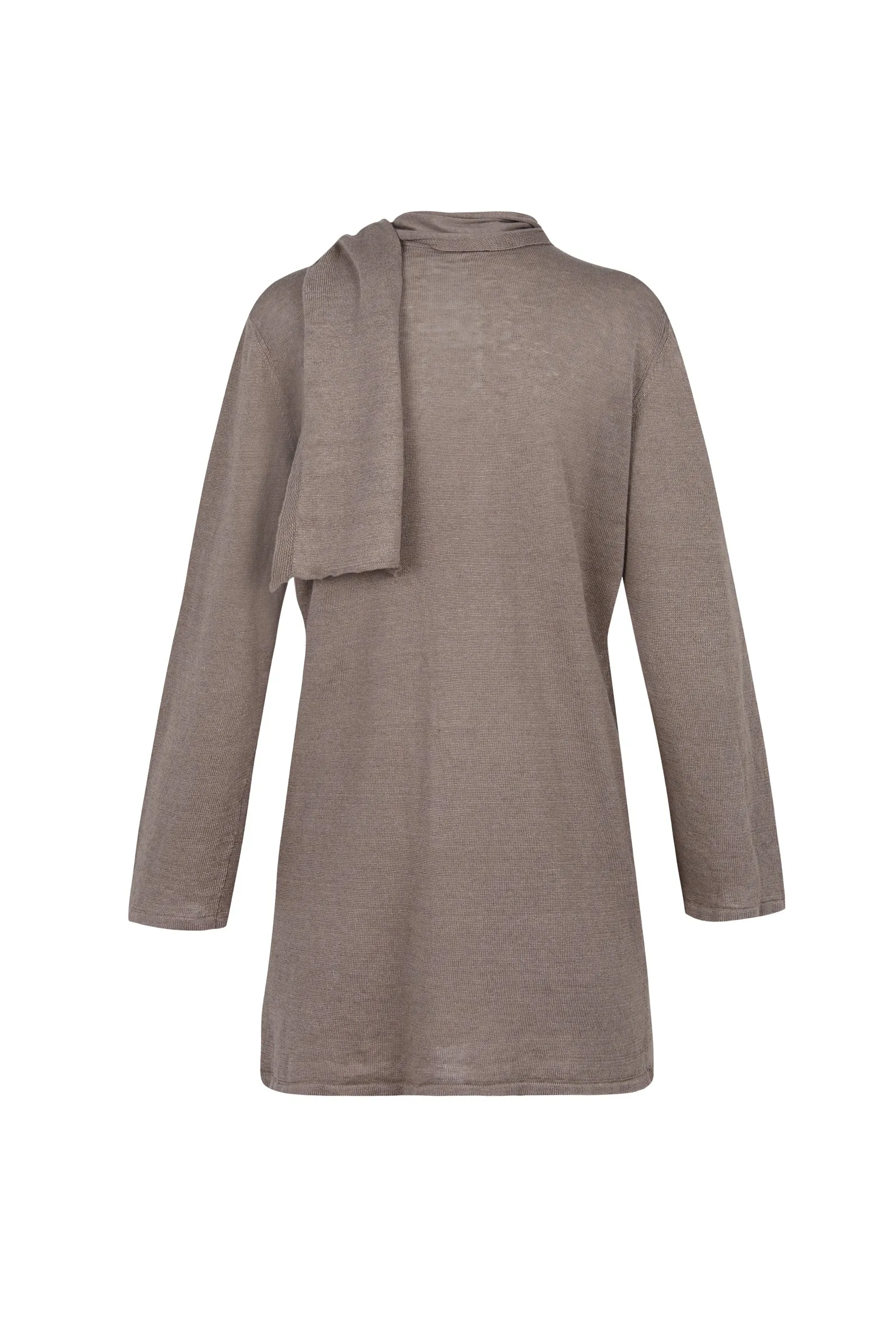 Botanica, top envolvente en punto de lino visón sold by Cortana product image thumbnail 3