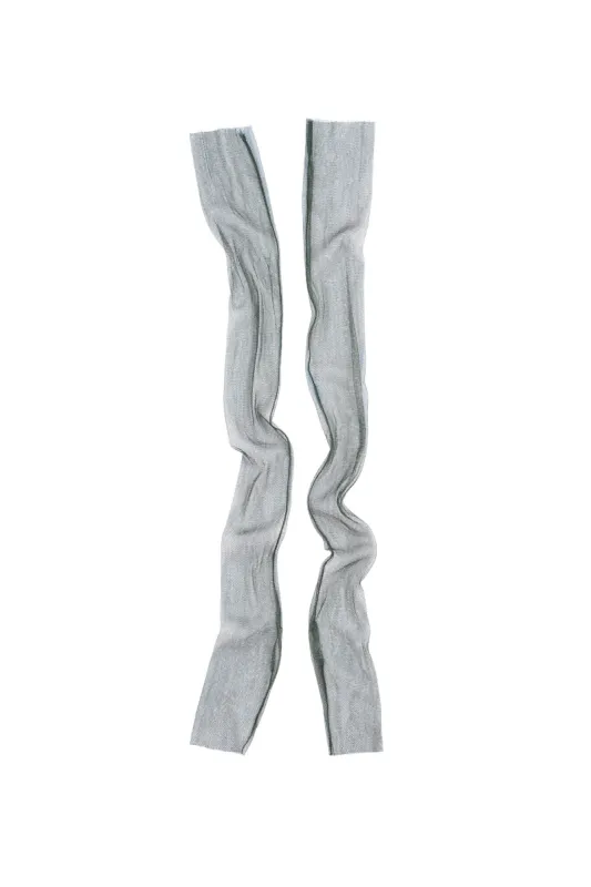Mitones Mito en tul de seda gris acier sold by Cortana