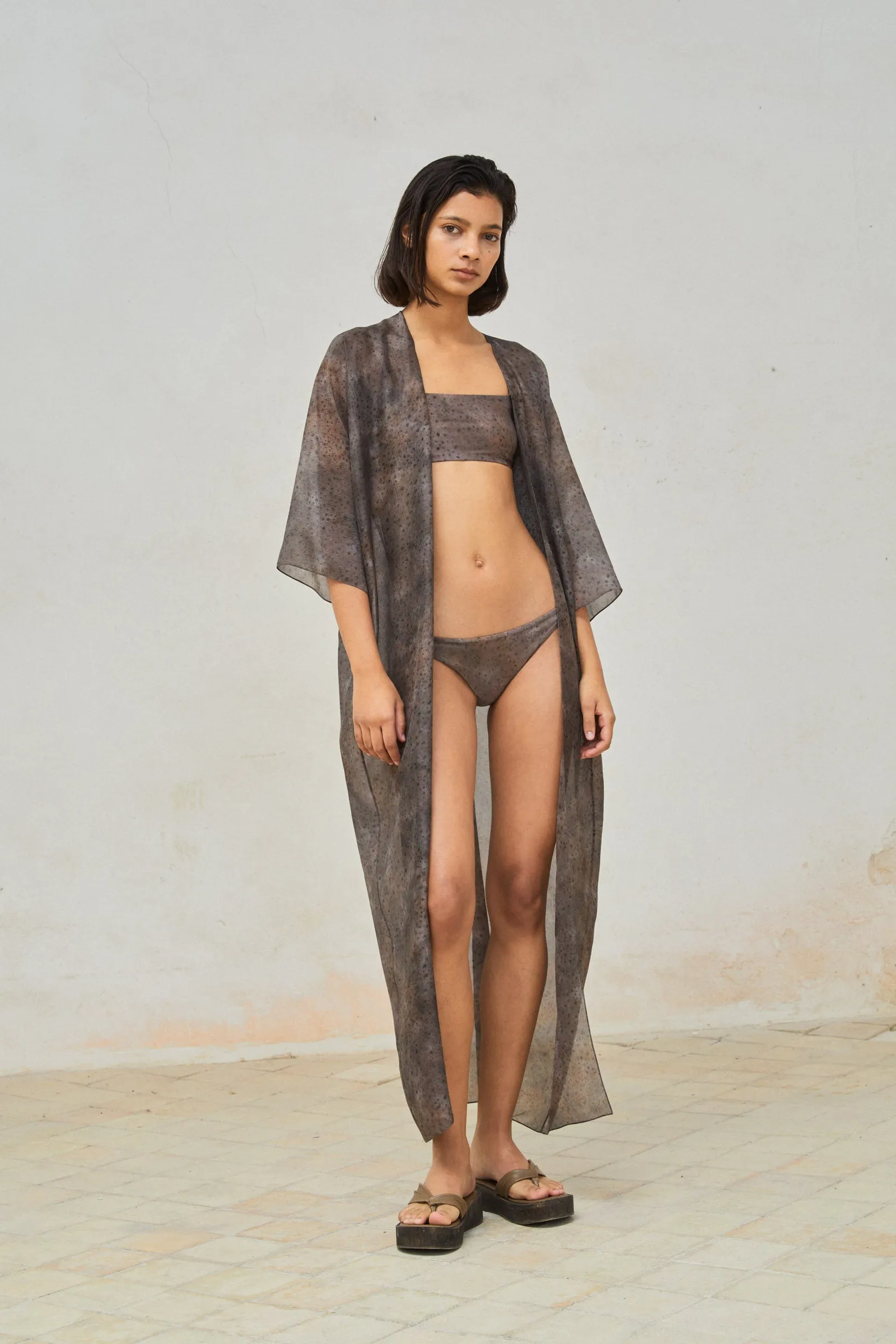 Salma, bikini bandeau dejavu print sold by Cortana product image thumbnail 2