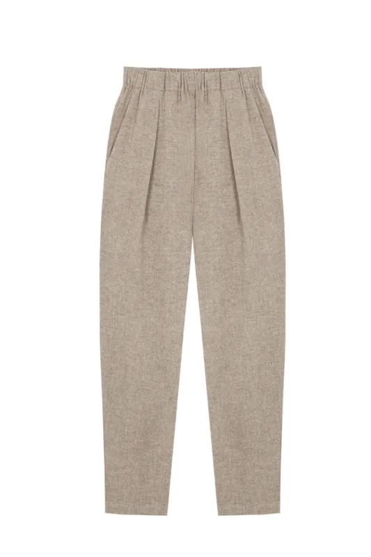 Jackie, pantalon en lana de yak topo sold by Cortana