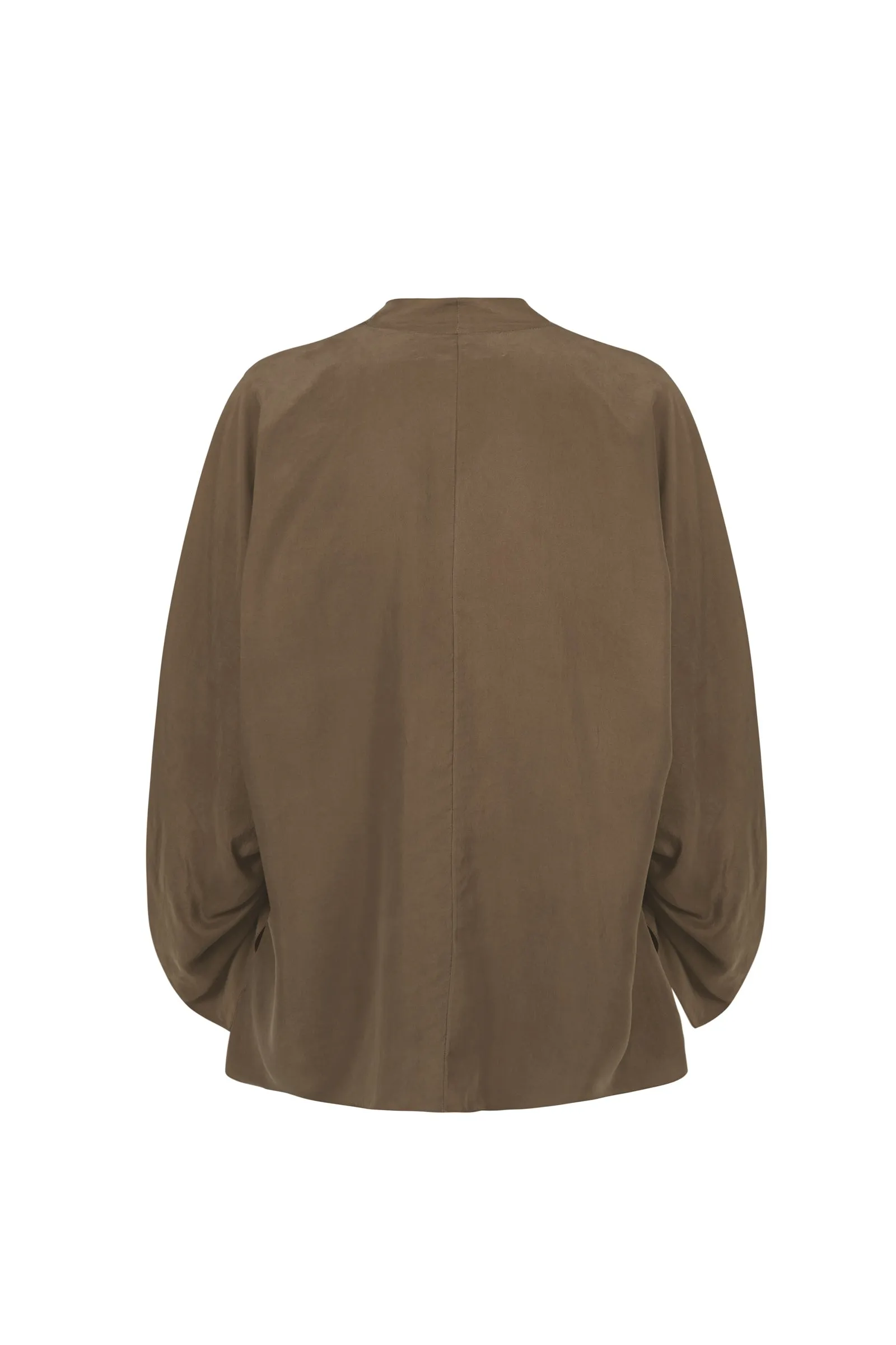 Medina, blusa en seda avellana sold by Cortana product image thumbnail 2