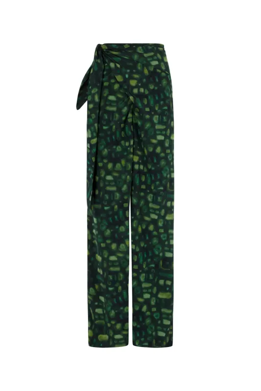 Paris, pantalón en seda sonora print made by Cortana