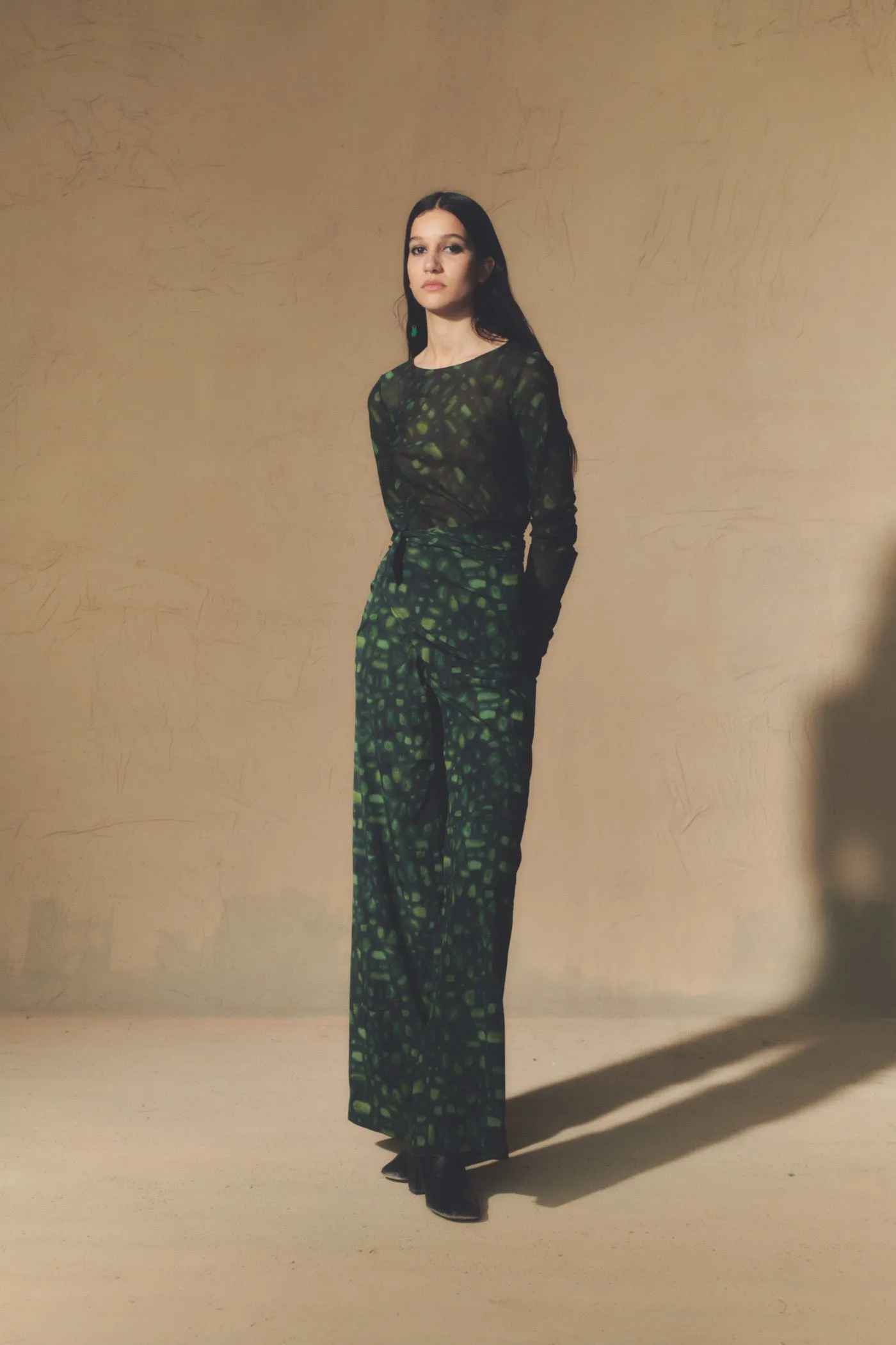 Paris, pantalón en seda sonora print sold by Cortana product image thumbnail 2