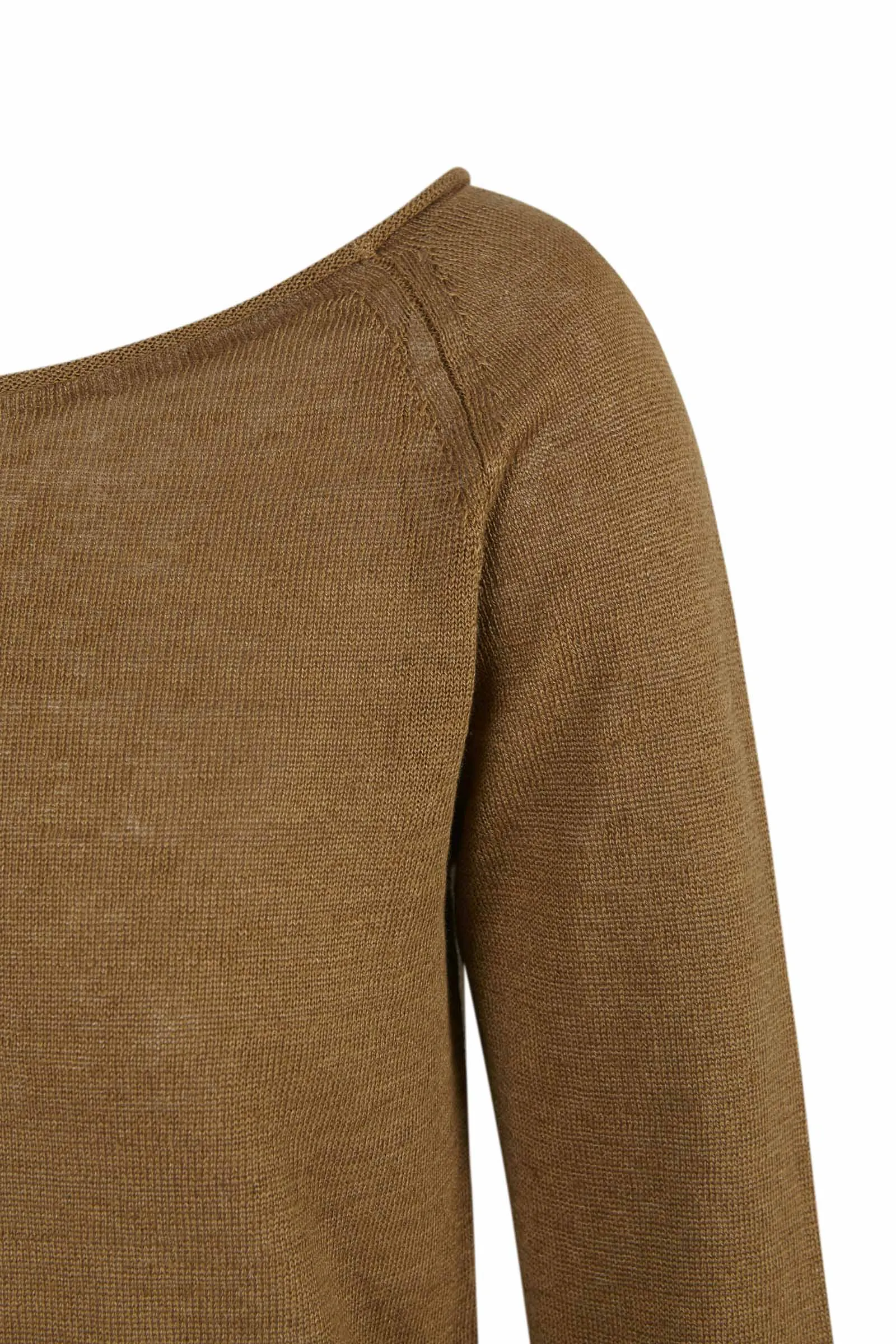 Rinen, jersey en punto de lino mostaza sold by Cortana product image thumbnail 2