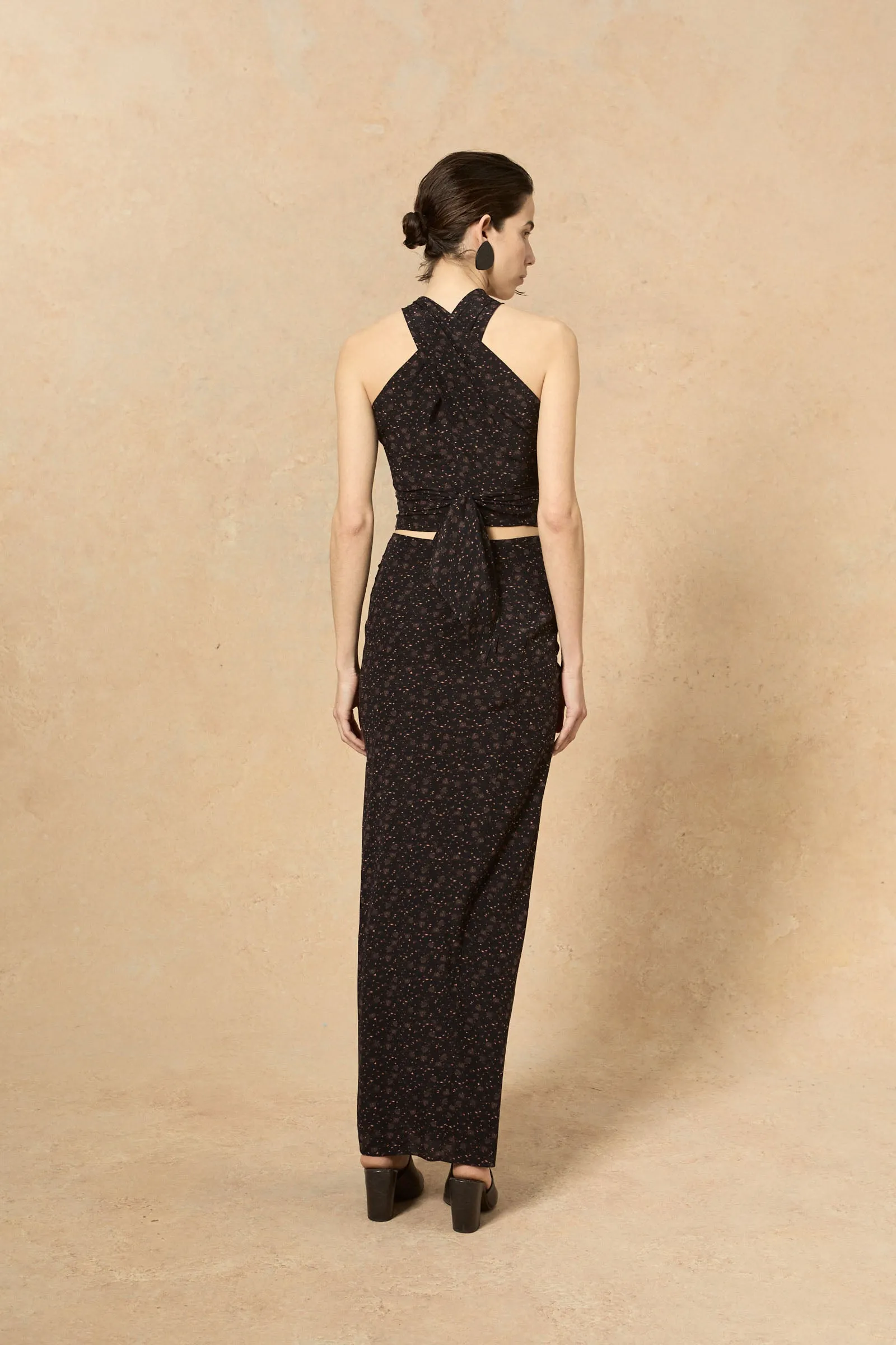 Iman, top en seda stretch hedy print sold by Cortana product image thumbnail 4