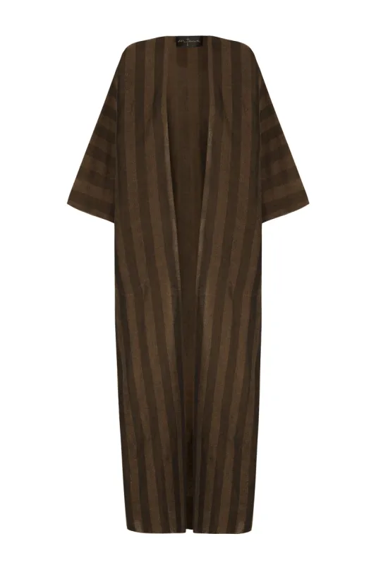 Alex, abrigo a rayas jacquard sold by Cortana