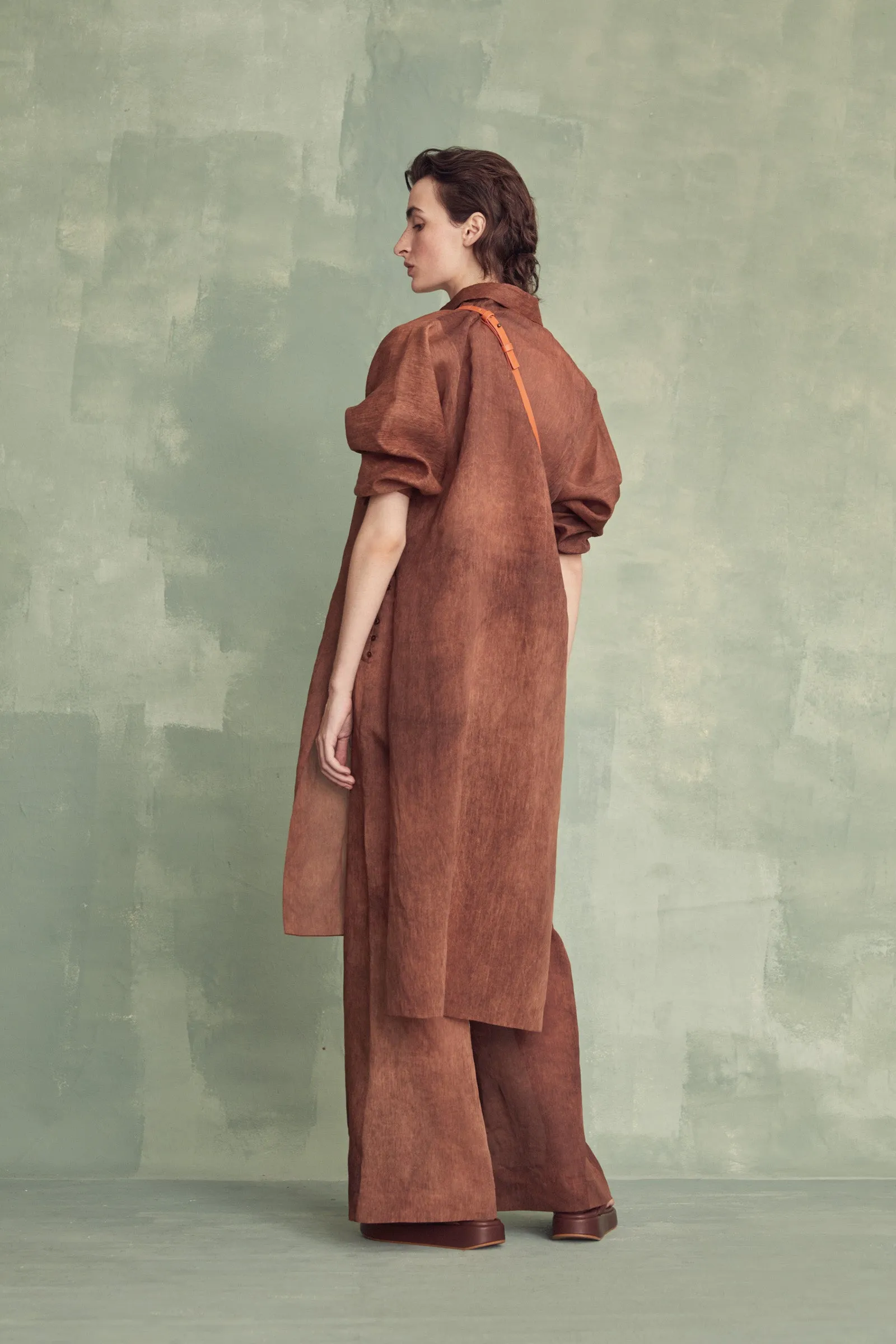 Polina, pantalón en algodón y seda sold by Cortana product image thumbnail 4
